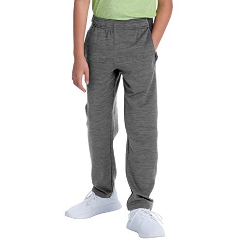 C9 Champion Boys Open Leg Knit Sweatpants, Railroad Gray Heather, Large Us #TOP1