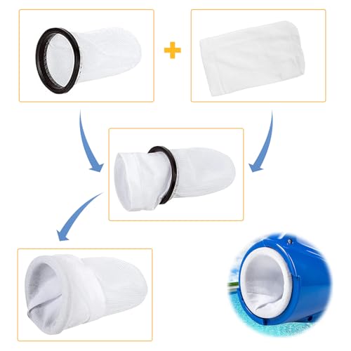 Miniatura 3 de Rhsemi 30 Bolsas De Microfiltro Para Aspiradoras, Compatibles Con Algunas Aspiradoras, Repuesto De La Bolsa De Microfiltro Modelo P30x022mf Blanco