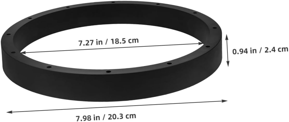 Mikinona 2pcs Propane Tank Base Stabilizer Silicone Ring Heavy Duty Holder for Rv Equipment