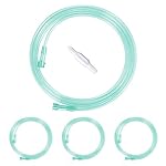 ANSNF 7Ft Oxygen Tubing, Crush Resistant High Flow Oxygen Tubing, 3 Pack Green Oxygen Tubing, Non Kinking Oxygen Tubing with Oxygen Tubing Connector