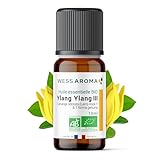 Huile Essentielle BIO d'Ylang Ylang III 10ML - Certifiée AB - 100% Pure & Naturelle, Chémotypée HEBBD - Pratiques agricoles durables - Analysée et conditionnée en France