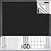 Portable Blackout Blinds 300x145cm, 100% Blackout Material, Easy to Stick On No Drill Blinds to Stick On No Drill Temporary Black Out Curtains for Bedroom, Nursery, Loft