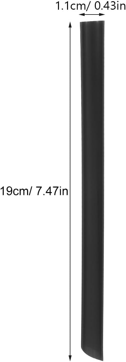 1000pcs Black Plastic Drinking Straws Individually Wrapped Multi-use Disposable Straws Simple Design and Modern Look for Milk Tea Smoothies and Beverages