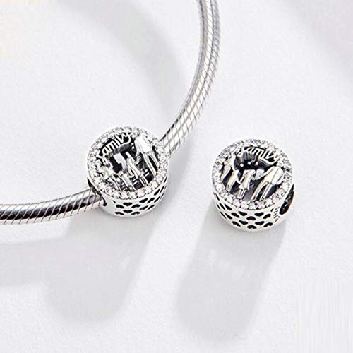 Love Mom Dad Baby Girl Boy Family Charms For Pandora Bracelets (Family Charm) #TOP3