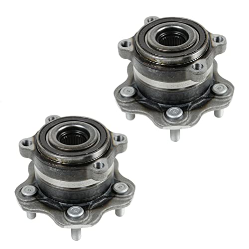Image of TRQ Rear Wheel Bearing and Hub Assembly Set 2 Piece Compatible with 2003-2007 Nissan Murano AWD