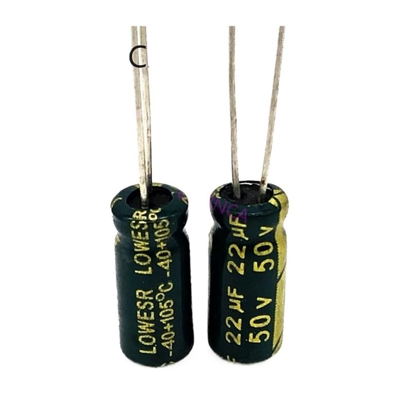 Condensateurs 22UF 50V AC07 haute stabilité pour filtrage audio et alimentation