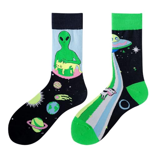 NxnChc Calcetines Divertidos Unisex para Mujer y Hombre con