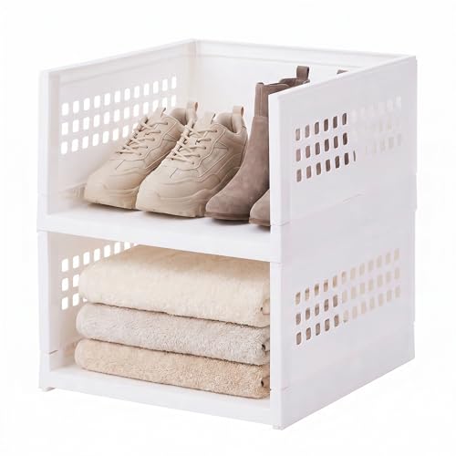 Image of IRIS USA Modular Storage Organizer, 2 Pack, Made in USA, Collapsible
