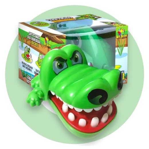 Brinquedo Jacare Morde Dedo Crocodilo Morde Dedo Brinque com Amigos