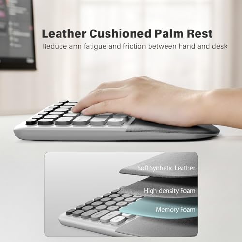 Image of MOFII Wireless Ergonomic Keyboard & Mouse Combo - Split Curved Keyboard with Wrist Rest (All-Day Comfort) + Wireless Vertical Ergonomic Optical Mouse, Compatible with PC /Laptop /Desktop