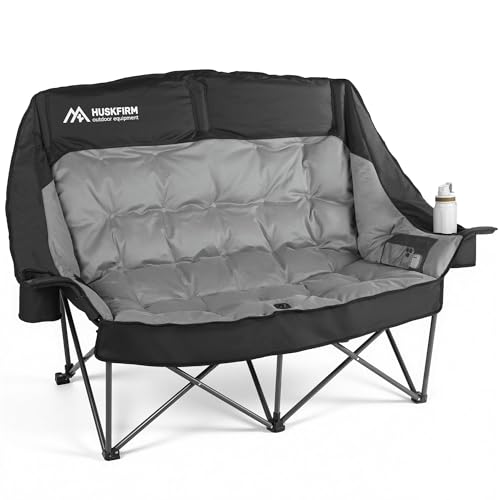 Huskfirm High Back Double Camping Chair