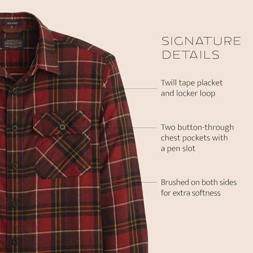 Pendleton Mens Burnside Flannel Shirt4