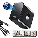 【2025新登場 USBアダプター型 小型カメラ】 1080P 防犯カメラ 長時間録画 隠しカメラ160°広角 カメラ機能と充電器機能があります、スパイカメラとして隠蔽性 です 動体検知 防犯カメラ 日本語取扱付き