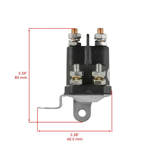 Caltric Starter and Solenoid Compatible con John Deere X300 X360 MIU10981 MIA11984 MIA11949 miniatura 3