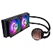 Cooler Master MasterLiquid PL240 FLUX Close-Loop AIO CPU Liquid Cooler, Gen2 ARGB Dual Loop Pump, 240mm Radiator, PL-Flux 120 PWM Fans, AMD Ryzen AM5/AM4, Intel LGA1700/1200 (MLY-D24M-A23PZ-R1)