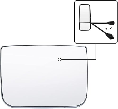 Miniatura 2 de High Soar Cristal de espejo inferior calentado para Kenworth T170 T270 T370 T440 T470 T660 T800, PETERBILT 389