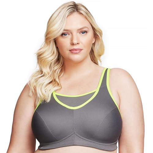 Image of Glamorise Women's Stretch Cotton Non-Wired Sports Bra