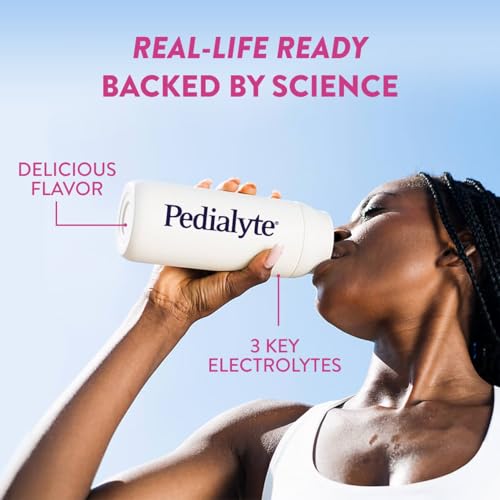 Image of Pedialyte Electrolyte Powder, Hydration Drink for Kids & Adults, Strawberry Lemonade, 8 Powder Packets