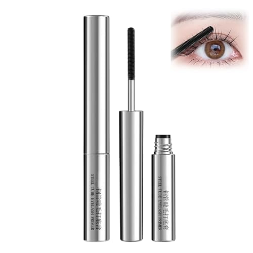 Facelove IronEye Mascara, Natürliche, verlängernde und pflegende Mascara, 3D Curling Wimperntusche, Borstenlose Metallwimpernbürste, Wasserdicht, Long-Lasting und Smudge-Free (1PC)