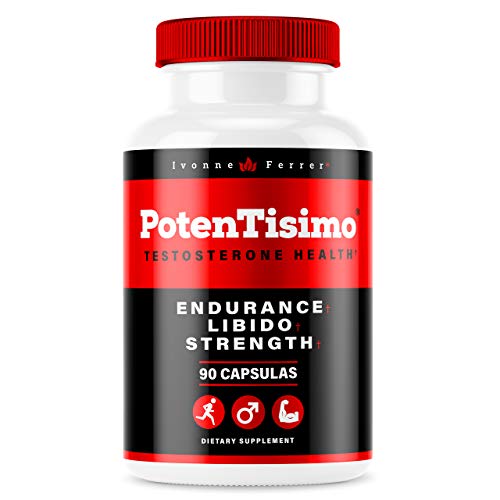 PotenTisimo - Natural Testosterone Health, Energy, Endurance and Libido Booster - 90 Capsules