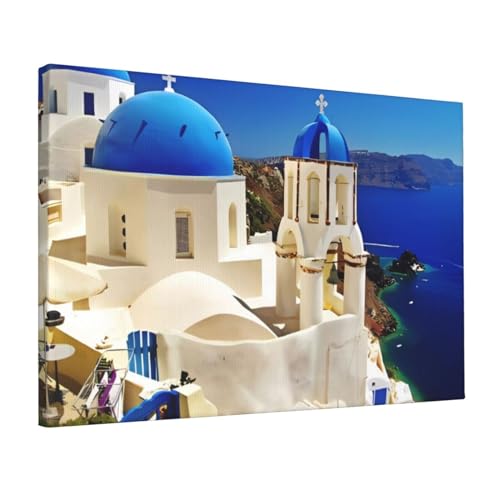 Toile de Santorin île grecque pour revivre vos plus beaux souvenirs de vacances