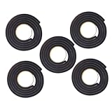 Cabilock 5pcs Eva Single Sided Sponge Tape Adhesive Glue Strip Duct Tape Heavy Duty Leak Sealer Sealant Strip