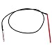 Ultrathin Red Pickup Under-Saddle Passive Piezo Film Pickup Sticks for Acoustic Guitar with Plug