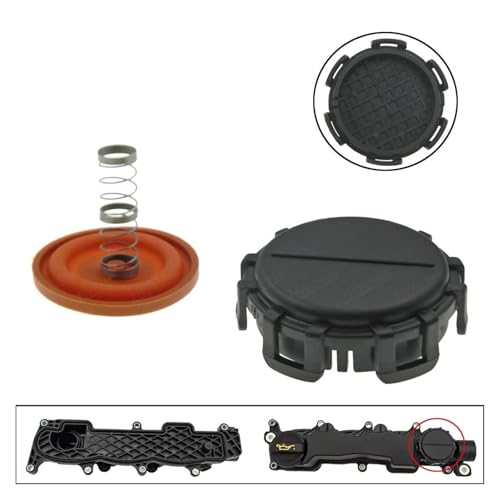 Tapa de válvula PCV para Focus II y C-MAX con junta anticaídas de aceite 5