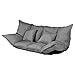 Ribelli Sofa Bassa Divano Senza Piedi Hikui Sofa da Pavimento Funzione Sonno Crema/Grigio Hikui, colorazione:Grigio, Esecuzione:Divano