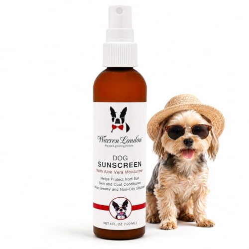 Warren London Dog Sunscreen Spray Protection with Aloe Vera I Dog Skin Soother I Puppy Sunblock I...