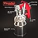 Thunder Hardware 4001J 34 oz Siphon Feed Spray Gun - 1.8mm Nozzle for a Variety of Low Viscosity Paints, Such as Lacquer, Enamel, Stain, Urethane with air Flow and Paint Pattern Control knob