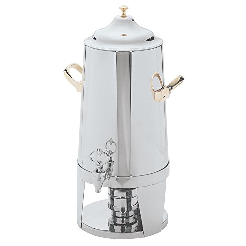 Table Top King 609633 Contemporary 3 Gallon Stainless Steel Chafer Beverage Urn