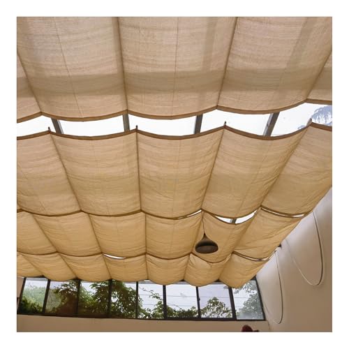 Toldo retráctil en forma de U – Parasol para exteriores para grandes áreas, hoteles, mercados, lugares escénicos, protección UV (1,2 x 3 m (ancho x largo x largo)