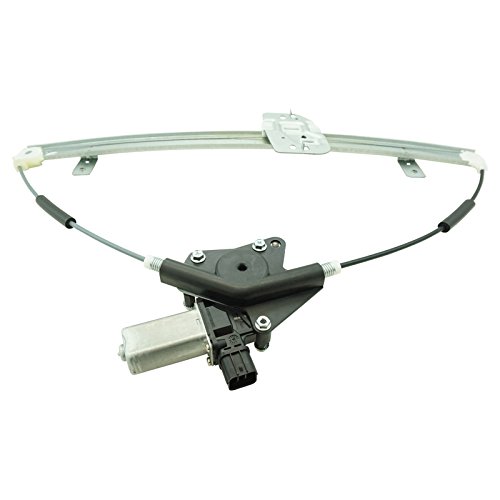 Image of TRQ Front Driver Side Power Window Motor and Regulator Assembly Power One Touch Anti Pinch Compatible with 2005-2010 Honda Odyssey