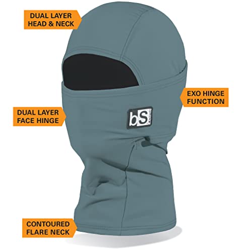 Image of BLACKSTRAP Kids' Expedition Hood Dual Layer ExoHinge Balaclava Ski Mask, Compatible, Comfortable for Kids, [Insert Color]