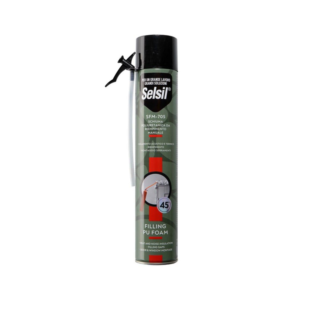 12PZ SELSIL SCHIUMA POLIURET. UNIVER. MANUALE 750 ML