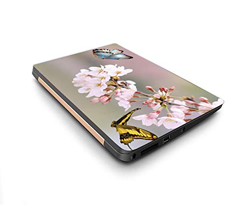 Image of GalaxsiaTM Butterfly D9 Vinyl Laptop Skin /Sticker /Cover /Decal Compatible for Any 15 inch-15.6 inch Inches Laptop (Hp /Dell /Sony /Acer /Lenovo /Asus. Etc) Or Notebook.