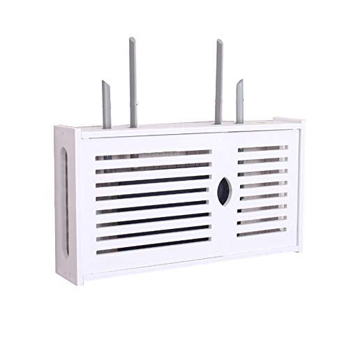 Hängeregal Wandregal Wandhalterung WLAN Router Ablage Rack Set Top Box Kabel Box Schweberegal 41x23x8.5cm
