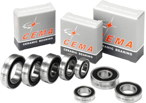 Roulement 18307 CEMA 18x30x7 en acier pour moyeu de vélo et réparation
