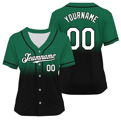 Camiseta personalizada de béisbol con nombre, número y logo bordados, uniforme deportivo para hombres, jóvenes y mujeres miniatura 3