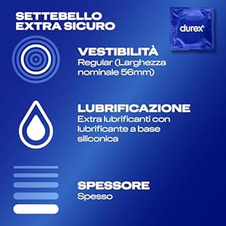 Durex Surprise Me Kit di Preservativi Assortiti, Sottili con Rilievi e Nervature, 40 Profilattici