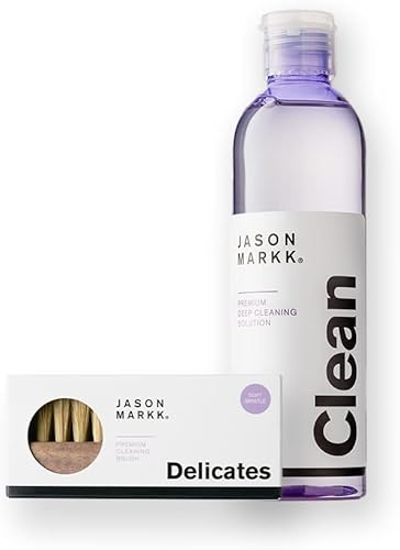 Jason Markk Shoe Cleaning Brush and 8 Ounce Shoe Cleaner Bundles