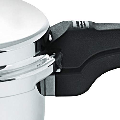 Image of Kanchan Classic Aluminium Pressure Cooker with Outer Lid - 5 Litres | Sturdy & Lightweight with Safety Valve | Safe & Energy-Efficient | Suitable For Gas Stove | ISI Certified | 5-Year Warranty
