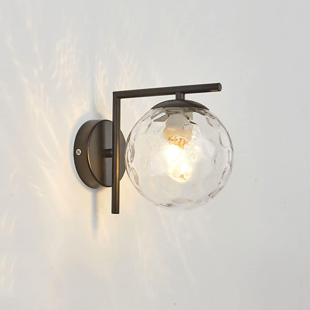 VDOQTLJT Wall Sconces Interior Light Fixture with Glass Decor Lamp Modern Sconce Indoor LED r g Roomoom Bathroom Hallway