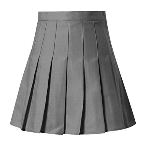 Holshop Mini Plisada Corta Falda Gris XS Cover