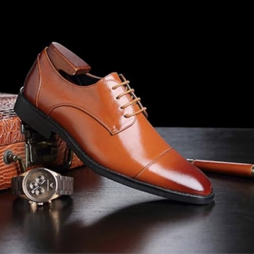 Classic Gentleman Oxfords Parker Finch, Men's Classic Gentleman Oxford Shoes Premium Leather Comfortable Breathable British Leisure Business4