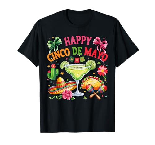 Happy Cinco de Mayo Fiesta Mexican Party Men Women Kids T-Shirt