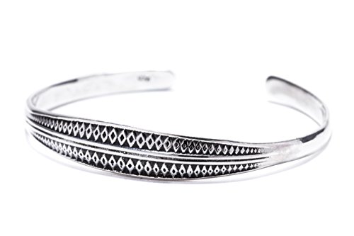 Windalf Vikings - Pulsera de Kylan de 6 cm de diámetro, joya...
