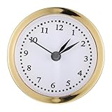 BESPORTBLE Kleines Quarzuhrwerk für Wanduhren Geräuschlos Praktische DIY Uhr mit Arabischen Ziffern Retro Stil Langlebiger Ersatz für Uhrreparatur und Wanddeko