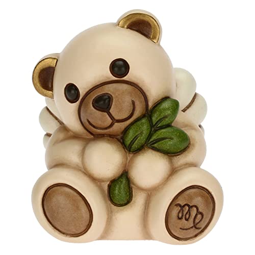 THUN - Soprammobile Teddy Stars, Segno Zodiacale Vergine - Icone, Teddy Stars - Ceramica - 6x5,4x7,1 cm h